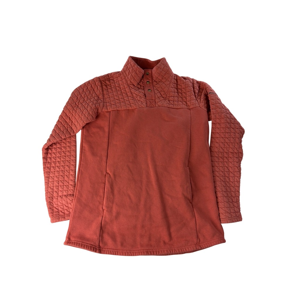 Columbia Pullover Women XL Sunday Summit II Quilted Button Neck Fleece Top Shirt